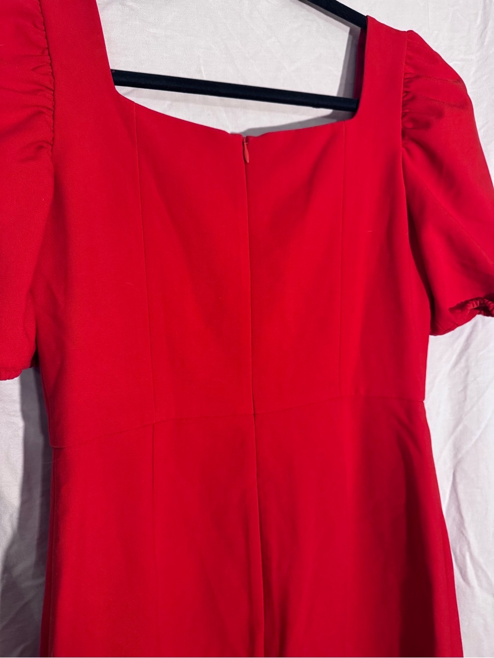 French Connection Berina Whisper Minidress Red Size 8 - Picture 8 of 8